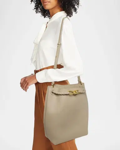 Bottega Veneta Borsa Leather Shoulder Bag | Thumbnail 6 Bottega Veneta Borsa Leather Shoulder Bag | Thumbnail 6