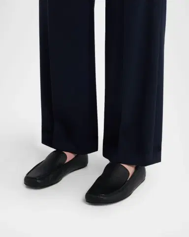 The Row Leo Grained Leather Slippers | Thumbnail 2 The Row Leo Grained Leather Slippers | Thumbnail 2