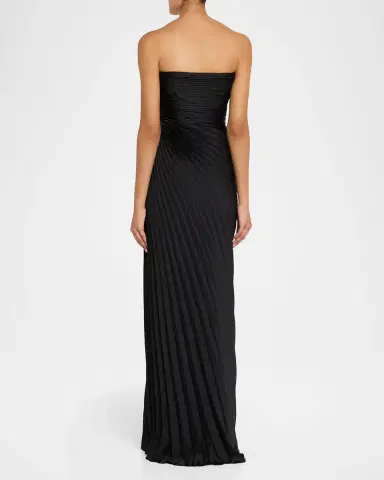 A.L.C. Bianca Pleated Strapless Gown | Thumbnail 3 A.L.C. Bianca Pleated Strapless Gown | Thumbnail 3