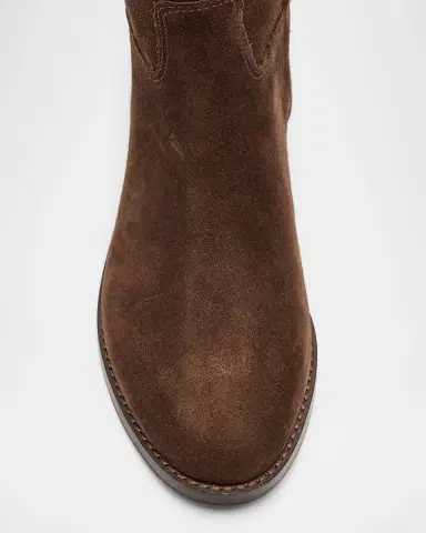 Tory Burch Turnlock Suede Knee-High Riding Boots | Thumbnail 4 Tory Burch Turnlock Suede Knee-High Riding Boots | Thumbnail 4