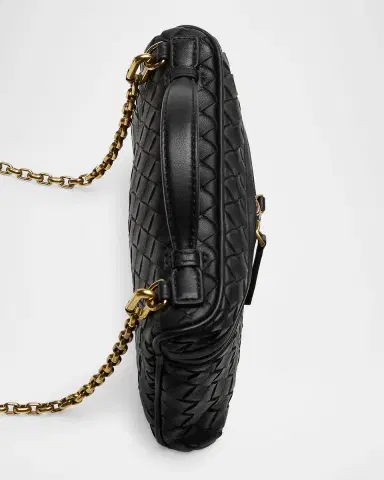 Bottega Veneta Small Soft Vanity Intrecciato Leather Crossbody Bag | Thumbnail 4 Bottega Veneta Small Soft Vanity Intrecciato Leather Crossbody Bag | Thumbnail 4