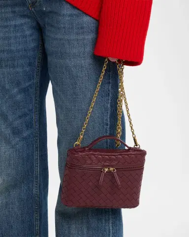 Bottega Veneta Small Soft Vanity Intrecciato Leather Crossbody Bag | Thumbnail 5 Bottega Veneta Small Soft Vanity Intrecciato Leather Crossbody Bag | Thumbnail 5