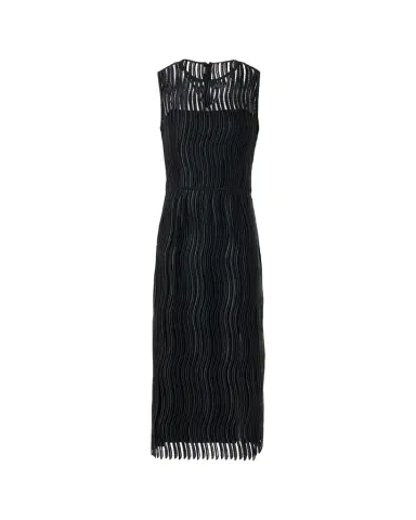 Akris Techno Wave Guipure Sheath Midi Dress | Thumbnail 1 Akris Techno Wave Guipure Sheath Midi Dress | Thumbnail 1
