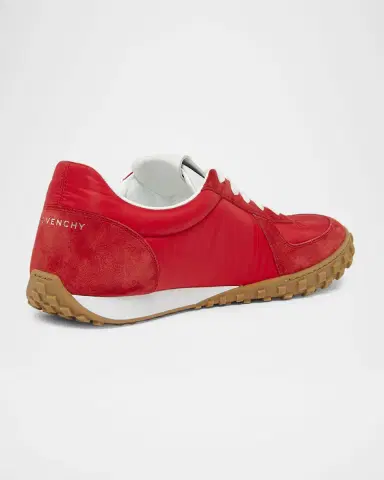 Givenchy Men's Glide Nylon/Suede Low-Top Runner Sneakers | Thumbnail 2 Givenchy Men's Glide Nylon/Suede Low-Top Runner Sneakers | Thumbnail 2