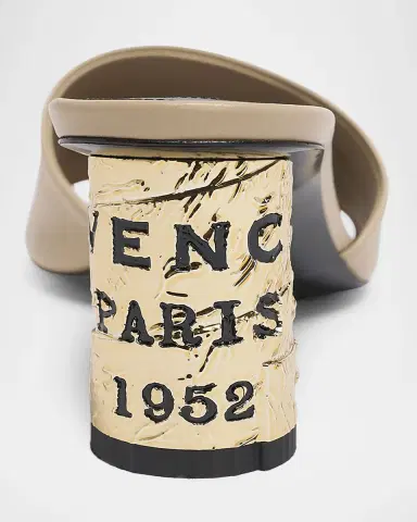 Givenchy 65mm Logo Heel Leather Mule Sandals | Thumbnail 5 Givenchy 65mm Logo Heel Leather Mule Sandals | Thumbnail 5