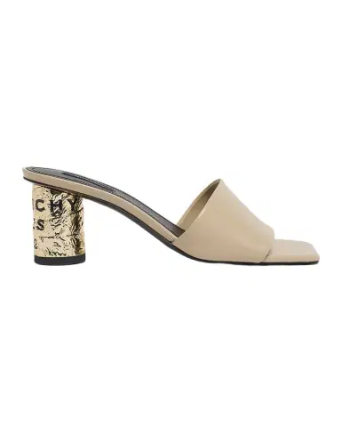 Givenchy 65mm Logo Heel Leather Mule Sandals | Thumbnail 1 Givenchy 65mm Logo Heel Leather Mule Sandals | Thumbnail 1