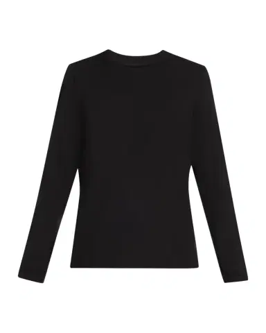 MAJESTIC FILATURES Soft Touch Crewneck Tee w/ Side Slits | Thumbnail 1