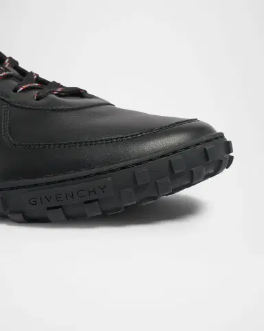 Givenchy Men's Glide Leather Low-Top Runner Sneakers | Thumbnail 3 Givenchy Men's Glide Leather Low-Top Runner Sneakers | Thumbnail 3