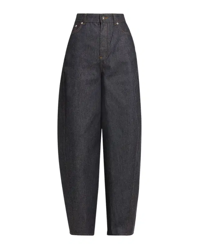 Givenchy Denim Barrel-Leg Cocoon Pants
