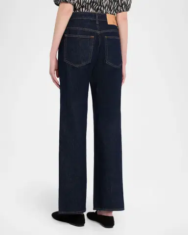 Ulla Johnson The Agatha Straight-Leg Pintuck Jeans | Thumbnail 3 Ulla Johnson The Agatha Straight-Leg Pintuck Jeans | Thumbnail 3