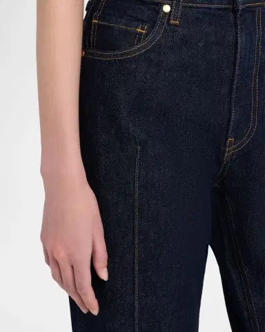 Ulla Johnson The Agatha Straight-Leg Pintuck Jeans | Thumbnail 5 Ulla Johnson The Agatha Straight-Leg Pintuck Jeans | Thumbnail 5