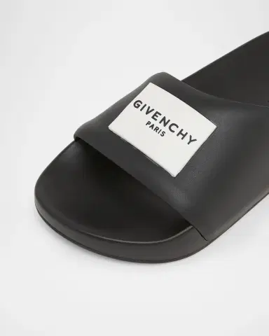 Givenchy Logo Label Slide Sandals | Thumbnail 3