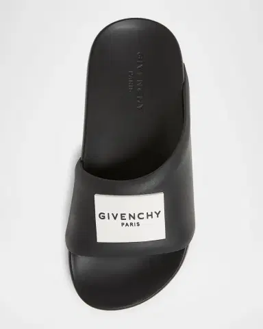 Givenchy Logo Label Slide Sandals | Thumbnail 4
