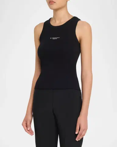 Givenchy Logo Ribbed Tank Top | Thumbnail 4