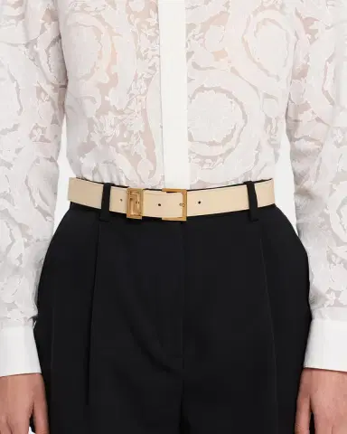 Versace Greca Goddess Leather Belt | Thumbnail 2