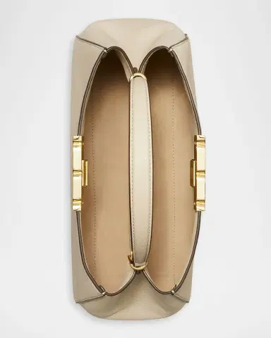 Tory Burch Eleanor Pebbled Leather Satchel Shoulder Bag | Thumbnail 7