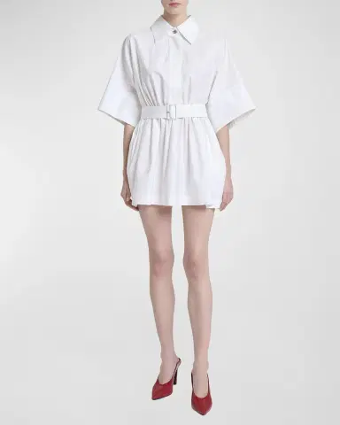 Givenchy Cinched Waist Mini Shirtdress | Thumbnail 2 Givenchy Cinched Waist Mini Shirtdress | Thumbnail 2