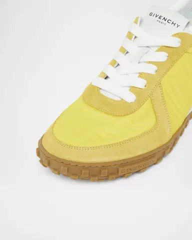 Givenchy Men's Glide Nylon/Suede Low-Top Runner Sneakers | Thumbnail 3 Givenchy Men's Glide Nylon/Suede Low-Top Runner Sneakers | Thumbnail 3
