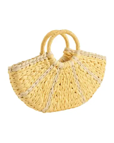MOLO Girl's Lemon Straw Tote Bag | Thumbnail 1