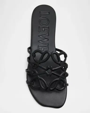 Loewe x Paula's Ibiza Petal Leather Anagram Slide Sandals | Thumbnail 6 Loewe x Paula's Ibiza Petal Leather Anagram Slide Sandals | Thumbnail 6
