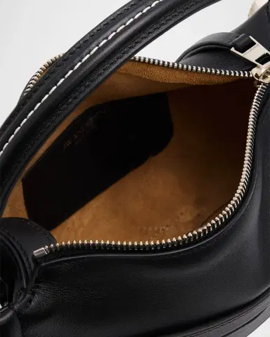 JW Anderson Small Loafer Leather Top-Handle Bag | Thumbnail 3