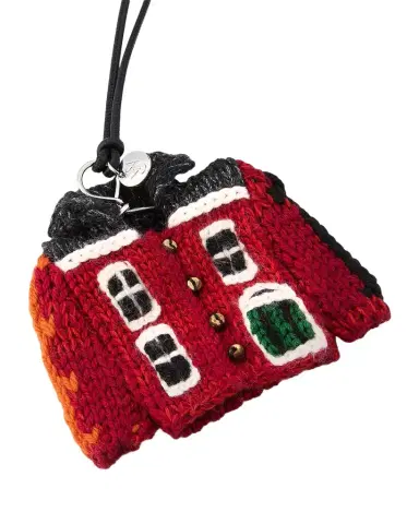 JW Anderson Houde Cardigan Knit Bag Charm | Thumbnail 1
