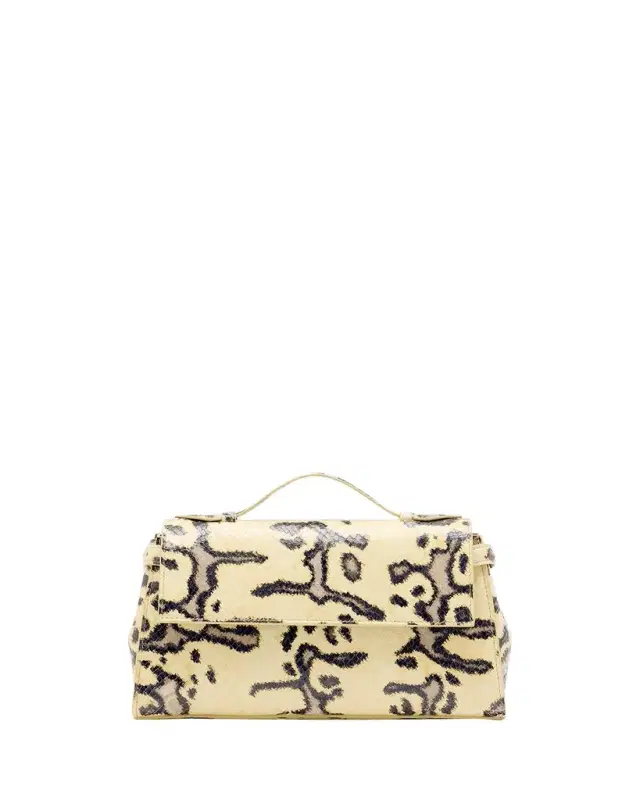 Proenza Schouler Tate Python-Print Leather Clutch Bag