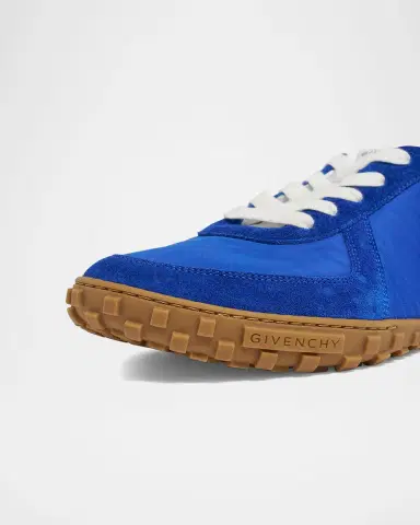 Givenchy Men's Glide Nylon/Suede Low-Top Runner Sneakers | Thumbnail 3 Givenchy Men's Glide Nylon/Suede Low-Top Runner Sneakers | Thumbnail 3