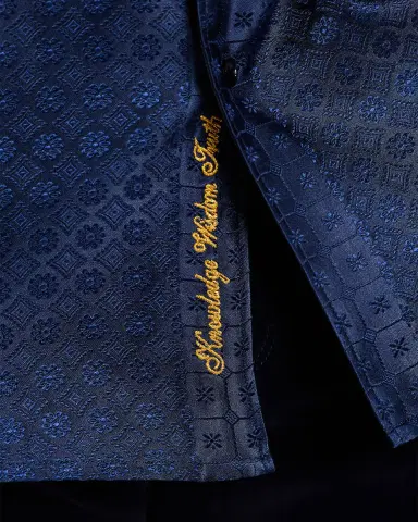 Robert Graham Men's Noble Touch Silk Jacquard Button-Down Shirt | Thumbnail 6