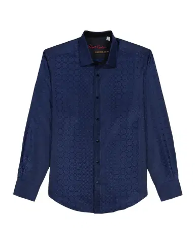 Robert Graham Men's Noble Touch Silk Jacquard Button-Down Shirt | Thumbnail 1