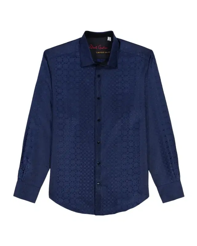 Robert Graham Men 's Noble Touch Silk Jacquard Button-Down Shirt