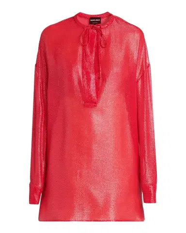 Giorgio Armani Oversized Shiny Silk-Blend Tunic | Thumbnail 1