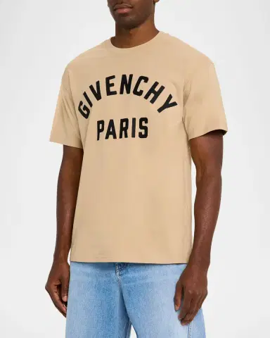 Givenchy Men's Logo Crewneck T-Shirt | Thumbnail 4