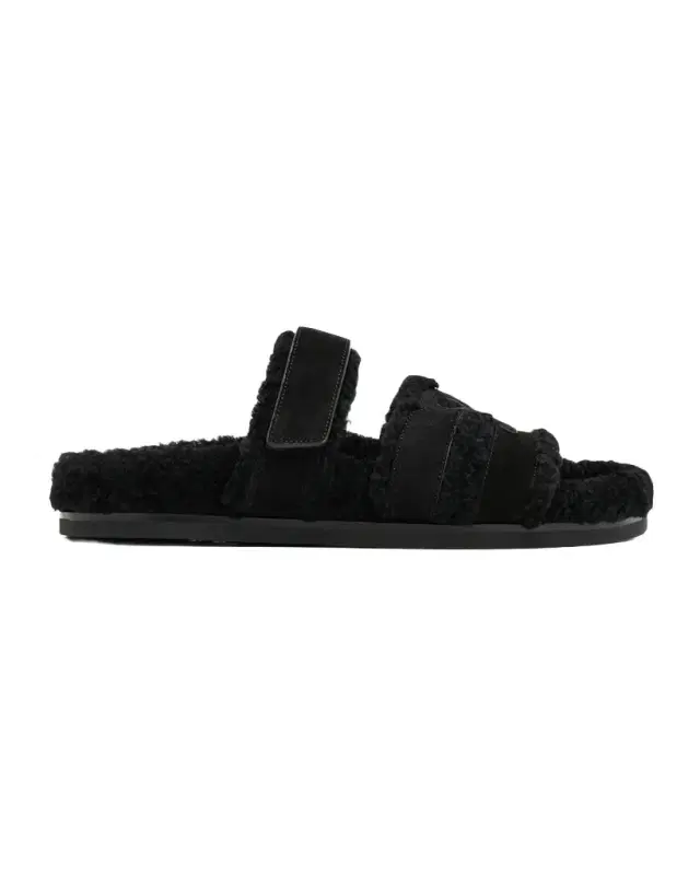 Tory Burch Ines Shearling Sport Slide Sandals