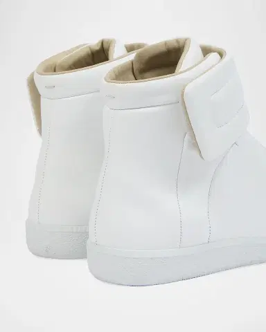 Maison Margiela Men 's Future Leather High-Top Sneakers | Thumbnail 3