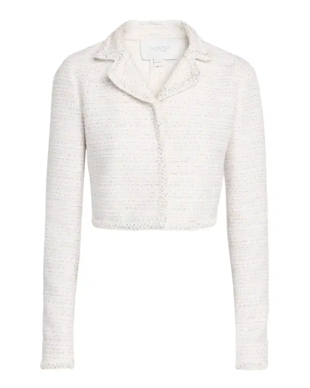 Paillette Tweed Crop Jacket