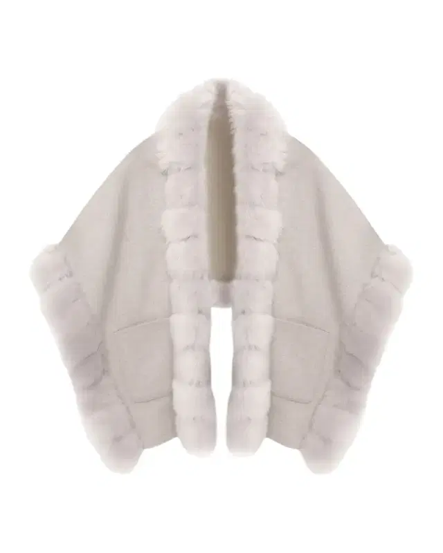 Gorski Reversible Loro Piana Cashmere-Wool Shawl with Merinillo Lamb Shearling Trim