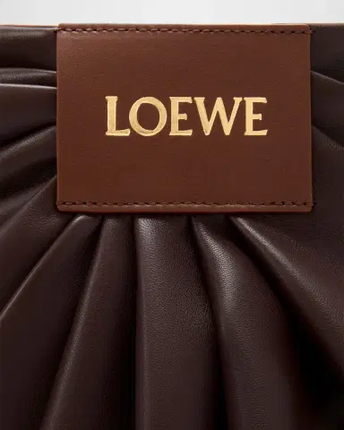 Loewe Pleated Tote Bag in Leather | Thumbnail 9 Loewe Pleated Tote Bag in Leather | Thumbnail 9