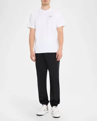 Givenchy Men's Cotton Logo Stamp Print T-Shirt | Thumbnail 2