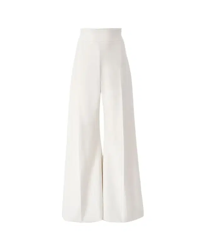 Diane High-Rise Wool Wide-Leg Pants