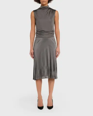 Giorgio Armani Stretch Viscose Double-Jersey Dress | Thumbnail 2