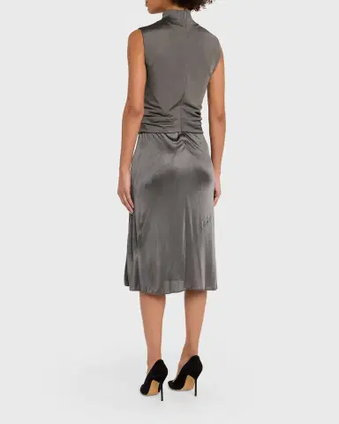 Giorgio Armani Stretch Viscose Double-Jersey Dress | Thumbnail 3