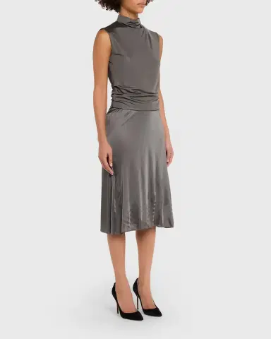 Giorgio Armani Stretch Viscose Double-Jersey Dress | Thumbnail 4
