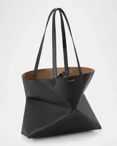 Loewe Puzzle Fold Tote Bag in Leather | Thumbnail 2 Loewe Puzzle Fold Tote Bag in Leather | Thumbnail 2