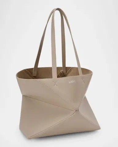 Loewe Puzzle Fold Tote Bag in Leather | Thumbnail 7 Loewe Puzzle Fold Tote Bag in Leather | Thumbnail 7