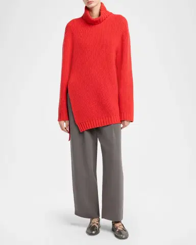 Giorgio Armani Ribbed Cashmere Turtleneck Sweater | Thumbnail 2 Giorgio Armani Ribbed Cashmere Turtleneck Sweater | Thumbnail 2