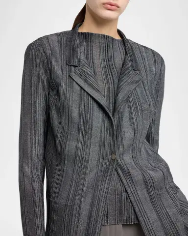 Giorgio Armani Plisse Jersey Jacket | Thumbnail 5 Giorgio Armani Plisse Jersey Jacket | Thumbnail 5