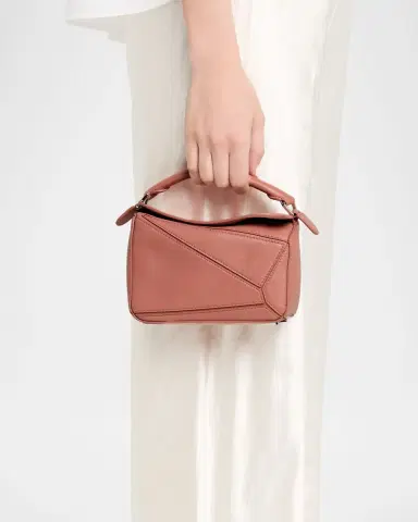 Loewe Puzzle Mini Top-Handle Bag in Nappa Leather | Thumbnail 3 Loewe Puzzle Mini Top-Handle Bag in Nappa Leather | Thumbnail 3