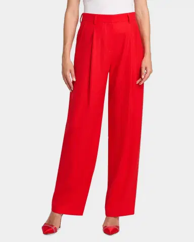 Giorgio Armani Wide-Leg Virgin Wool Trousers | Thumbnail 4 Giorgio Armani Wide-Leg Virgin Wool Trousers | Thumbnail 4