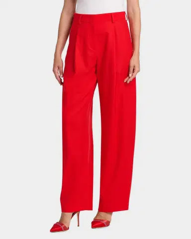 Giorgio Armani Wide-Leg Virgin Wool Trousers | Thumbnail 6 Giorgio Armani Wide-Leg Virgin Wool Trousers | Thumbnail 6